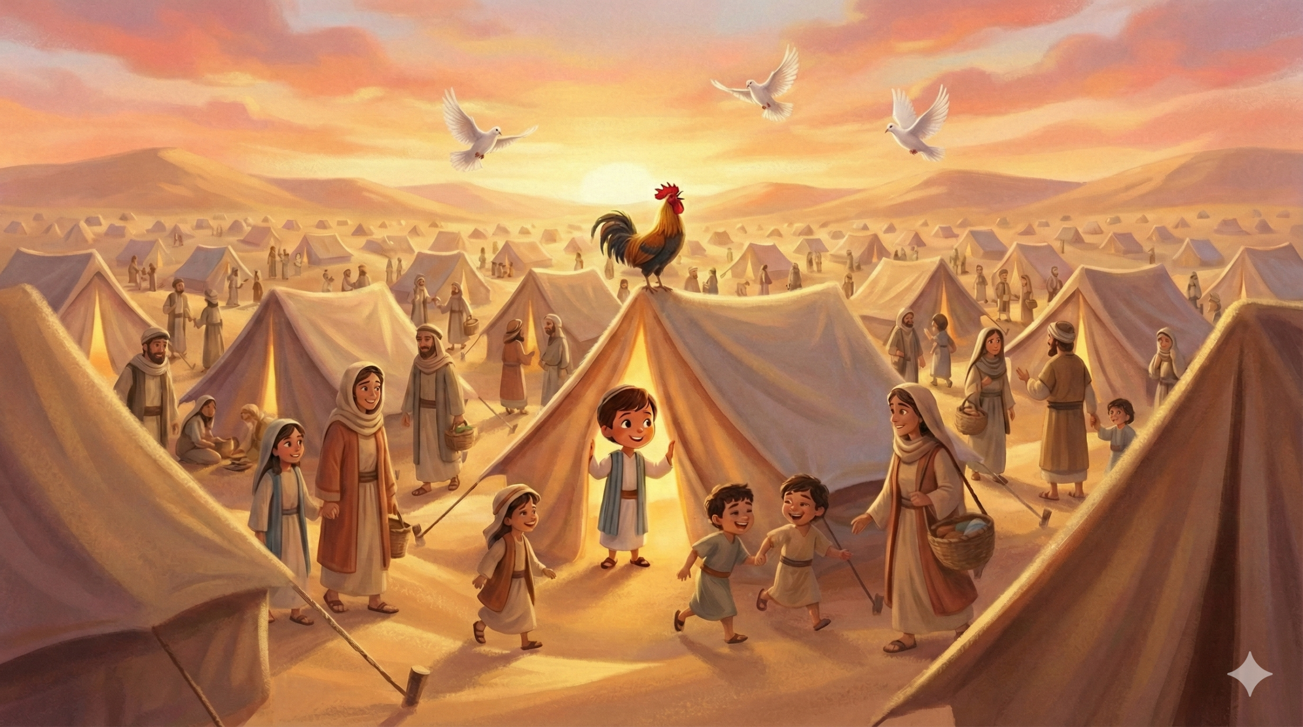 מחנה בני ישראל במדבר